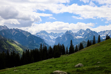 Zakopane, góry, szczyty,szczyt, krajobraz, chmury, gęsia szyja, wspinaczka, widok, las, schronisko © Estera