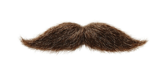 Funny Mustache PNG Transparent, Cartoon Moustache Isolated Sticker Clipart Design