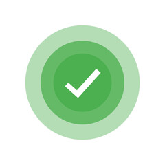 Green Check Mark Icon: Success, Completion, and Approval Symbol Transparent Background PNG 