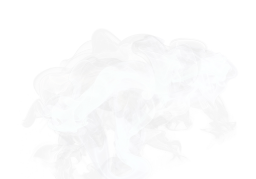 smoke gradient. 煙が漂うダークバックグラウンド - PNG fog texture isolated on transparent background. Steam special effect. Realistic fire smoke or mist