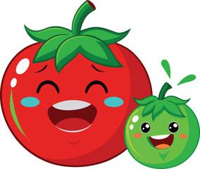 Tomato cartoon character