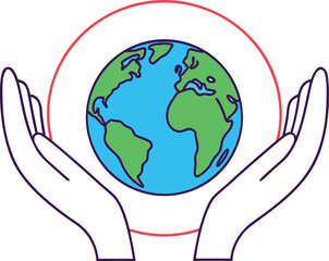 Ozone Layer Protection Illustration. Save Ozone Day Artwork. Earth Ozone Awareness Design. International Ozone Day Drawing. Protect Ozone Layer Concept Art. Ozone Environment Poster Design
