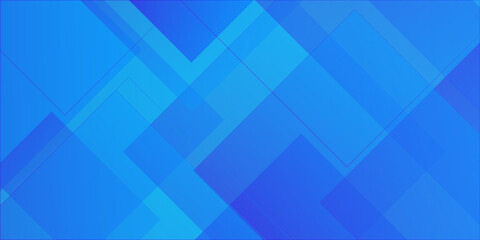 Abstract minimal geometric blue or dark blue light banner pattern, luxury wave line design template, abstract background featuring transparent overlapping blue squares perfect for business.