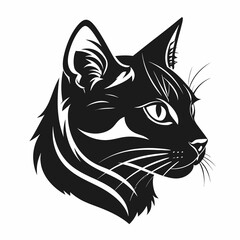 Cat Silhouette Vector Illustration