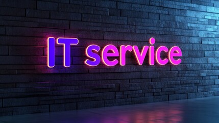 Obraz premium Professional IT services for growing businesses