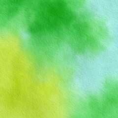 Fototapeta premium Soft watercolor texture background blending pastel green and yellow hues softly and smoothly