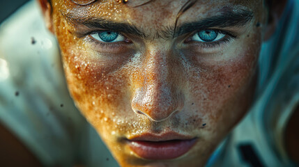 Powerful Sprint Off the Blocks in Iconic Stade de France Stadium