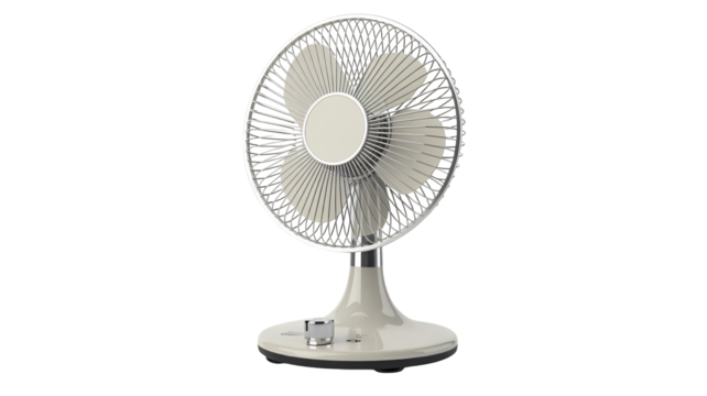 Vintage table fan, a classic design providing comfort and style
