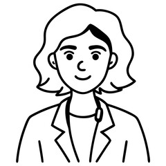 Young female doctor with stethoscope