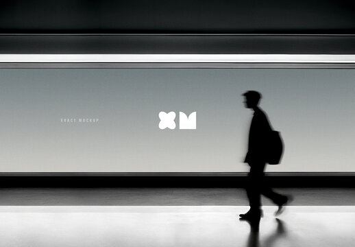 Large Wide Screen Mockup