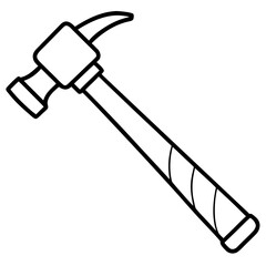 Hammer isolated on white background