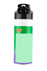 Modern Insect Spray Bottle on White Background