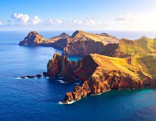 Dramatic coastal scenery