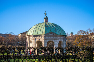 The Hofgarten (Court Garden) is a garden in the center of Munich, located between the Residenz and the Englischer Garden in Munich, German