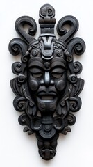 A beautifully designed mask with intricate patterns, stunning intricate detailing and elegant design