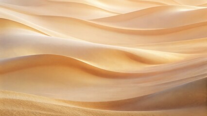 Minimalist sand dune background with soft beige curves and shadows, natural warm design concept.