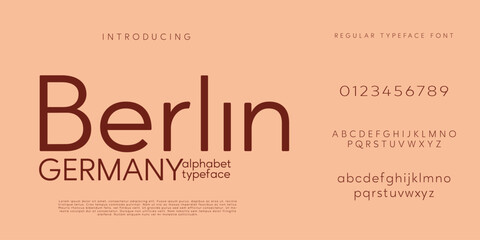 Elegant  Fashion and  Minimal  modern serif alphabet font berlin germany victorian typeface
