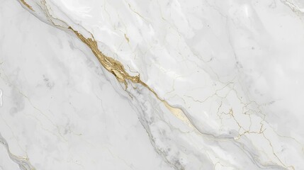 Fototapeta premium luxurious white marble texture with elegant gold veins