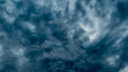 Vibrant Sunset Clouds Over Horizon