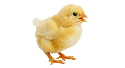 Isolated Yellow Chick