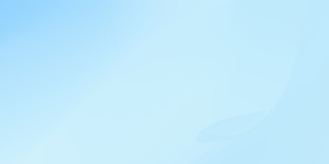 Sky Blue Gradient Vector Background. Abstract Light Blue Gradation Background. Soft Gradient Texture Banner Template. Modern Luxury Backdrop. Curve Layout Concept.