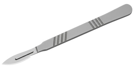 Isolated Surgical Scalpel