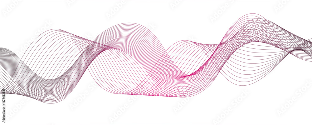 Poster abstract wire gradient mesh. vector illustration rolling hills. network structure surface checkered 
