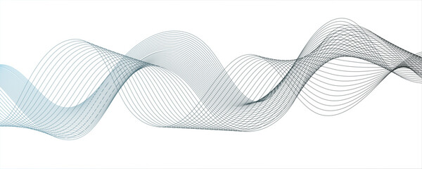 Abstract wave design with a series of flowing, overlapping sinusoidal curves in a gradient.Abstract wave design with a series of flowing, overlapping sinusoidal curves in a gradient.