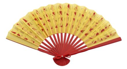 Isolated Japanese Fan
