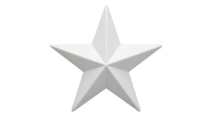 Isolated White Star