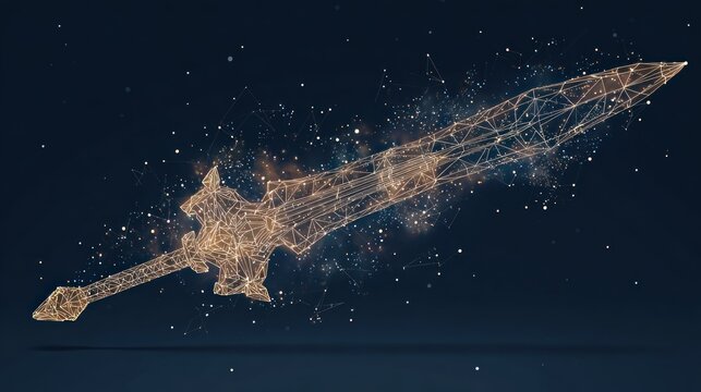Digital sword graphic