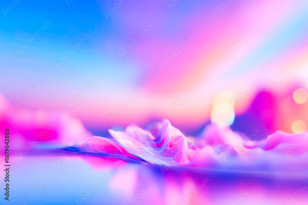 Poster a seamless and smooth gradient background with flowing transitions of deep dark blue and rich purple