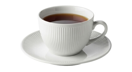 Isolated White Cup of Tea