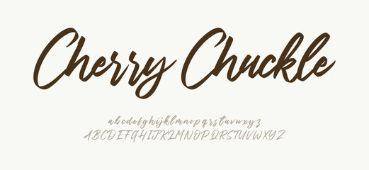 Elegant Professional Signature Script. Elegant Script Handwritten Font for Wedding Invitations, Business Branding, and Fashion Projects . vector illustration
