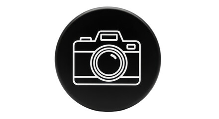 Isolated Camera Icon Circle