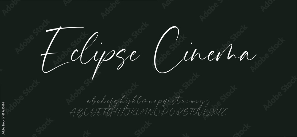 Aufkleber signature minimalist handwritten font. signature font calligraphy logotype script font. elegant scri