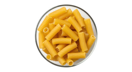 Isolated Rigatoni Pasta