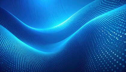 青い光の抽象的なドットパターン背景