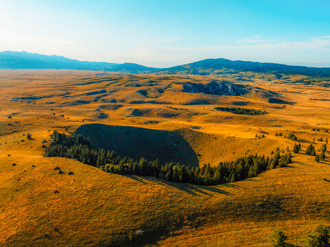Group of collapse sinkholes on the Kupres Polje (Kupre&scaron;ko polje) within Dinaric karst of western Bosnia and Herzegovina known as Japage.