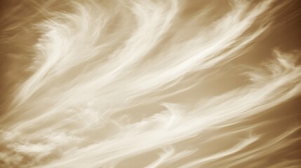 Abstract Sepia Cloud Swirls Artistic Sky Texture