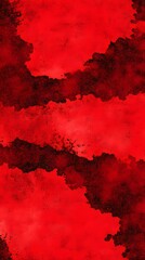 Abstract Red Black Ink Wash Texture Background, Grunge Style