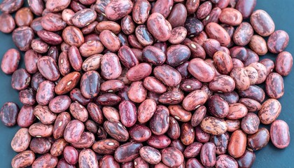 Close-up of many red beans