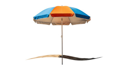 Isolated Beach Umbrella Parasol