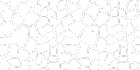 Abstract white background with irregular geometric line pattern resembling animal skin texture