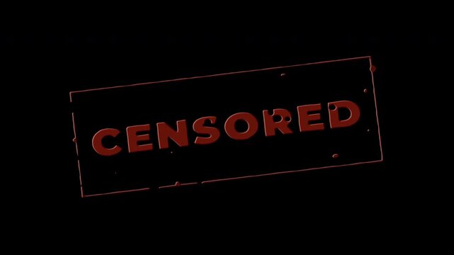 4k stock greenscreen, white and black | Censored black box concealing inappropriate content, ideal for articles on censorship, protecting children online, or discussions about explicit material.