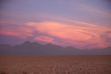 Atacama Desert Chile Mountain Sunset