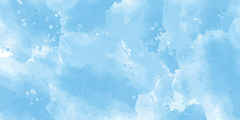 Light Blue Abstract Watercolor Texture Background