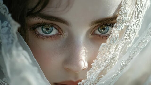 Woman with Veiled Face