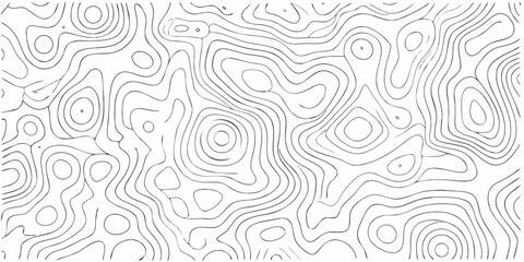 Abstract topographic map contour lines pattern on a white background