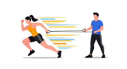 Dynamic Duo's Athletic Endeavor: Resilience Training Focused on Speed and Endurance Capabilities